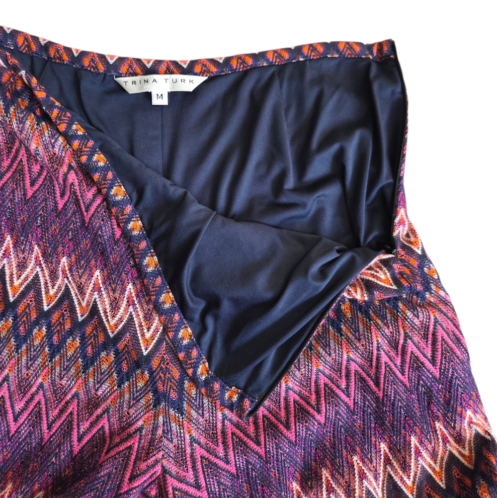 Trina Turk Penelope Knit Wide-Leg Crop Pants Medium - Picture 7 of 9